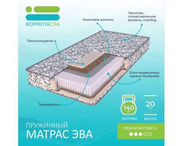 Матрас Эва 1400*2000 мм